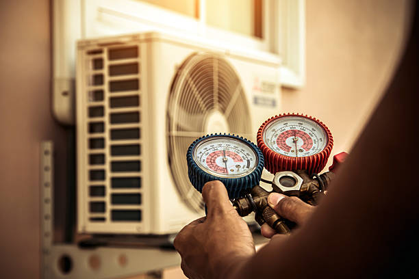 Professional Ductwork Repair technician working in Cowlesville, NY